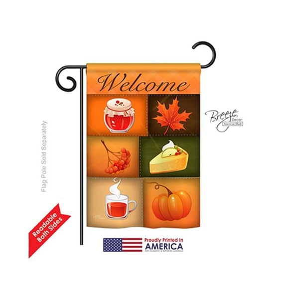 63050 Harvest & Autumn Scents of Harvest 2-Sided Impression Garden Flag