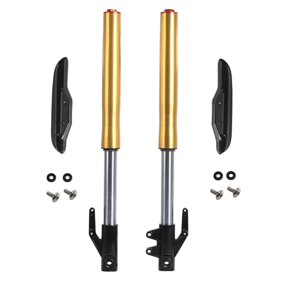630mm 25 inch Front Forks Shock Suspension 45/48mm Upside Down 12mm Axle for Dirt Pit Bike Trail Mini Bike Scooter Razor SSR Tianzhong Zongshen TTR Taotao Apollo 70cc 90cc 110cc 125cc 150cc (A Pair)