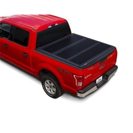 631115 5 ft. 6 in. HF350M Textured Hard Tri-Fold Tonneau Cover for 2016-2019 Titan