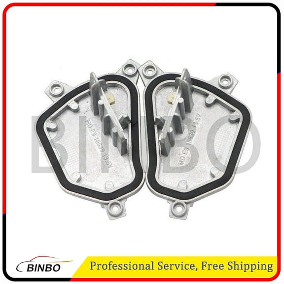 63117428789 + 63117428790 2Pcs LED Headlight DRL Daytime Running Lights Module