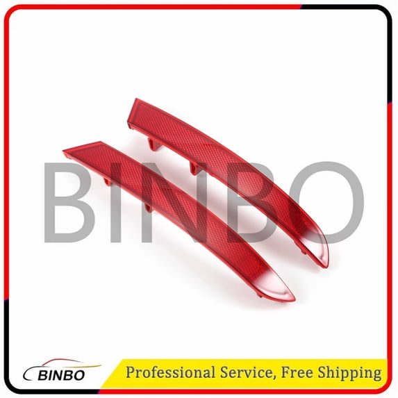 63147419927 63147419928 Rear Bumper Reflector Strip Cover Driver and Passenger Side Left+Right