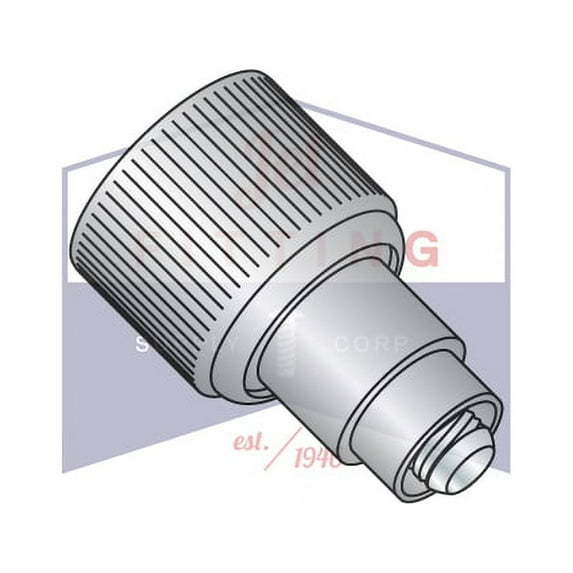 632 x .360 x .250 Retractable Captive Panel Fastener | Flare In Style | Natural Finish (Quantity: 20)