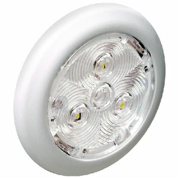 6320W7 2.75 in. Round Bezel LED, White