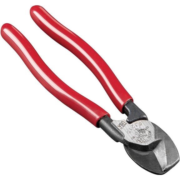 63215 Cable Cutter, High-Leverage 6.5-Inch Compact, Forged From US Made Steel, Ideal for Cutting Aluminum and Copper Cable