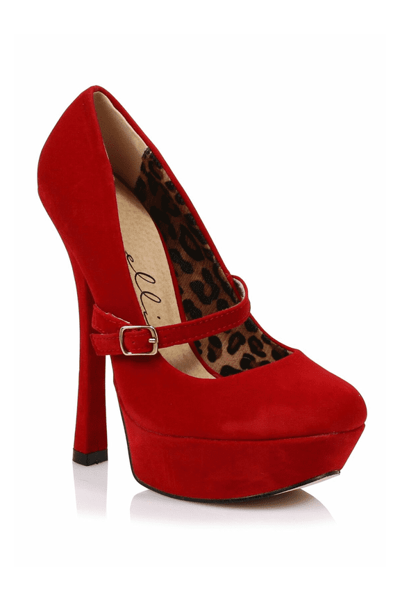 633-PAYTON-V 6" Fetish Pump In Velvet Shoe