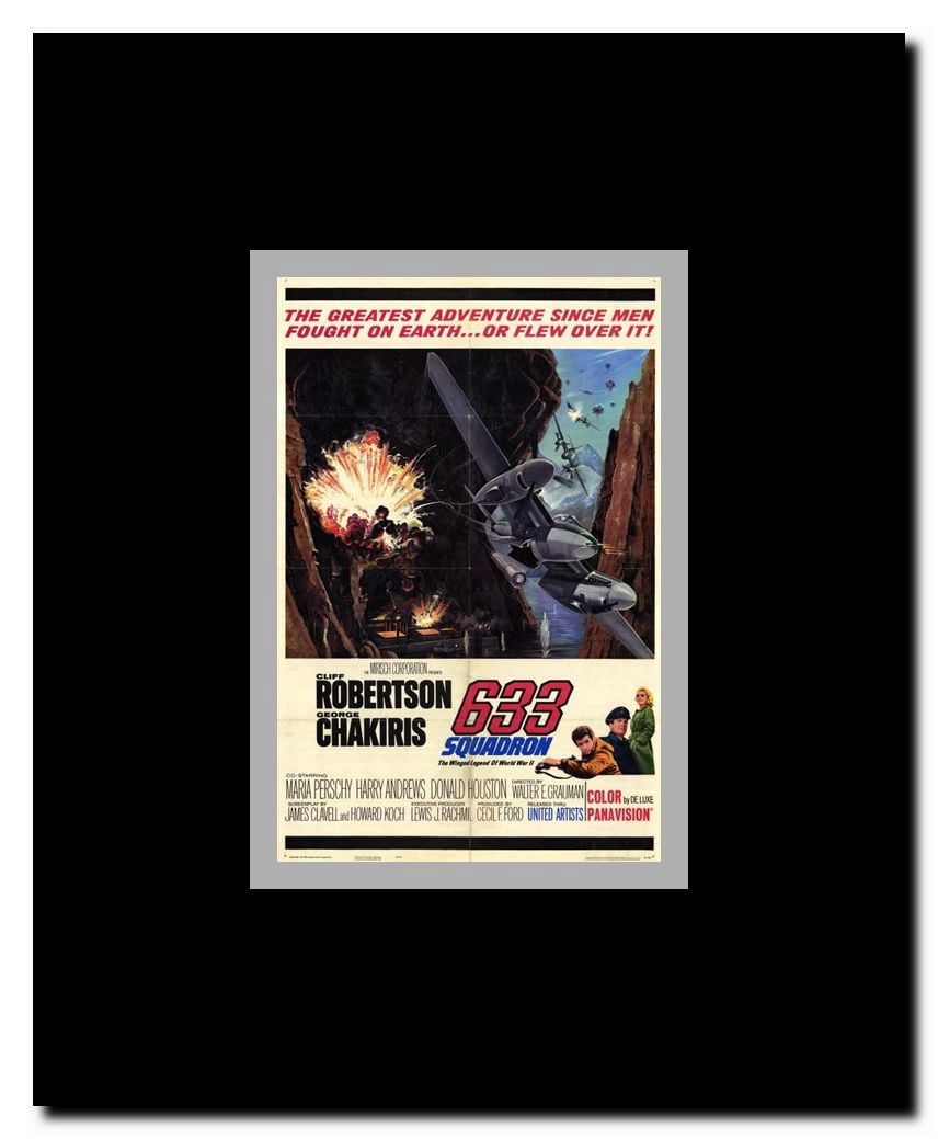 633 Squadron Framed Movie Poster