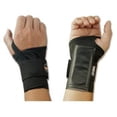 thumbnail image 1 of 633456-EA 4000 Wrist Support Single Strap with Elastane, Elastic & Polyester Left Hand Black - Large, 1 of 1