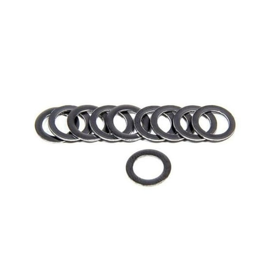 6334X Performance Stainless Fuel Bowl Sight Plug Gasket Holley Carburetors - Set of 10