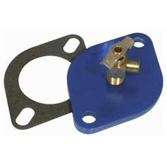 63432 Water Neck Bleeder Plate - Chevy V8