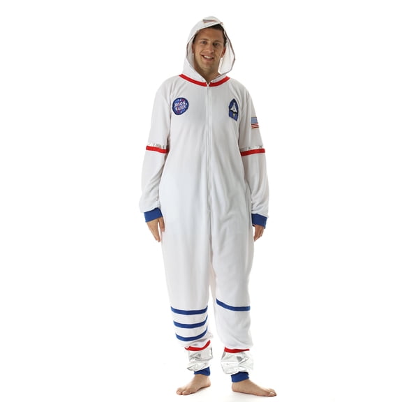 6346-M Just Love Men's Adult Bodysuit / Mens Pajamas (Moon Walker, Small)