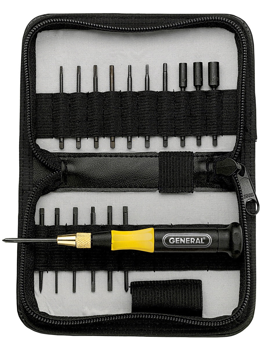 General Tools 63518 Eighteen-Piece Precision Screwdriver Set