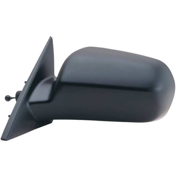 63538H - Fit System Driver Side Mirror for 98-99 Honda Accord Sedan, black, non-foldaway, Manual Remote