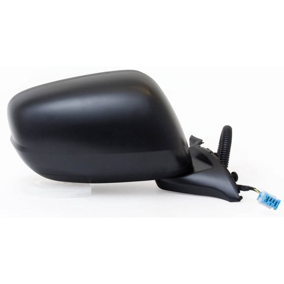 63591H - Fit System Passenger Side Mirror for 09-13 Honda Fit, 13-14 Fit EV, black, PTM cover, foldaway, Power