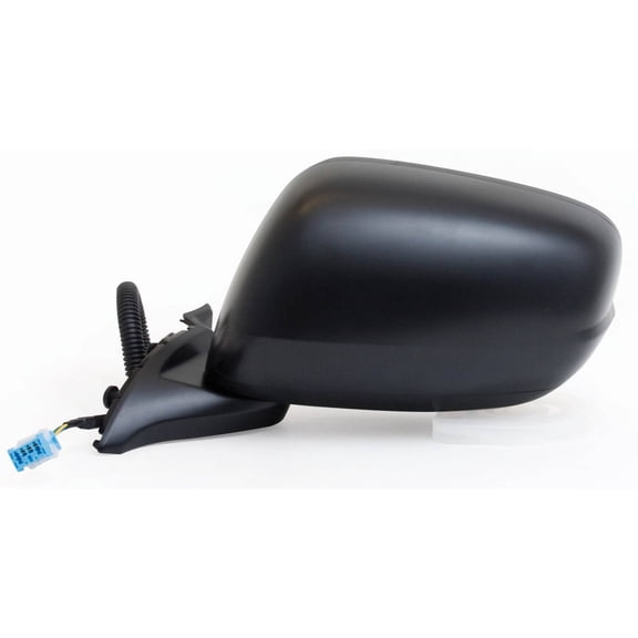 63592H - Fit System Driver Side Mirror for 09-13 Honda Fit, 13-14 Fit EV, black, PTM cover, foldaway, Power