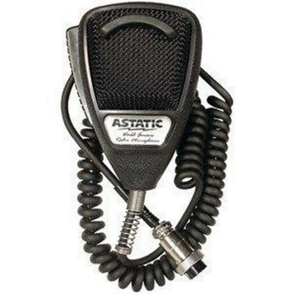 636L Noise Canceling 4-Pin CB Microphone Black