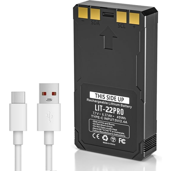 6370mAh Battery for Hunting Trail Camera,Compatible with Flex-M Flex G-36 Flex-S Flex-Plus Flex Series (1-Pack)