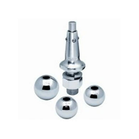 63803 Steel Trailer Hitch Ball, Silver