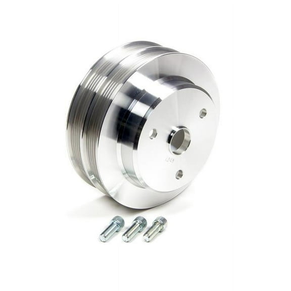 6381 Crank Pulley LWP Serpentine Conversion for Small Block Chevy