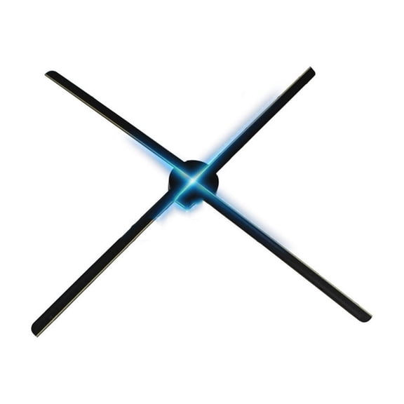 638Leds Wifi 55cm 3D Holographic Projector Light Hologram Player LED Display Fan Advertising Light APP Control Logo ,High-Brightness