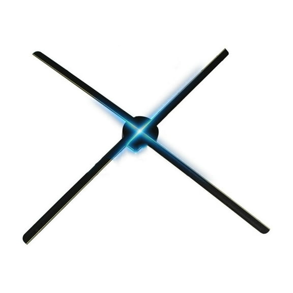 638Leds Wifi 55cm 3D Holographic Projector Light Hologram Player LED Display Fan Advertising Light APP Control Logo ,Easy to Operate