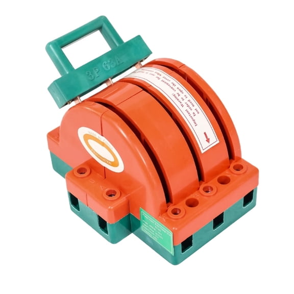 63A 380V 3 Pole Double Throw Switches Safety Disconnect Switches Replacement Industrial Switches Easy to Install