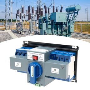 63A 4P Dual Power Automatic Transfer Switch 110V Dual Power Generator Changeover Switch CB Level 50HZ/60HZ Transfer Switch
