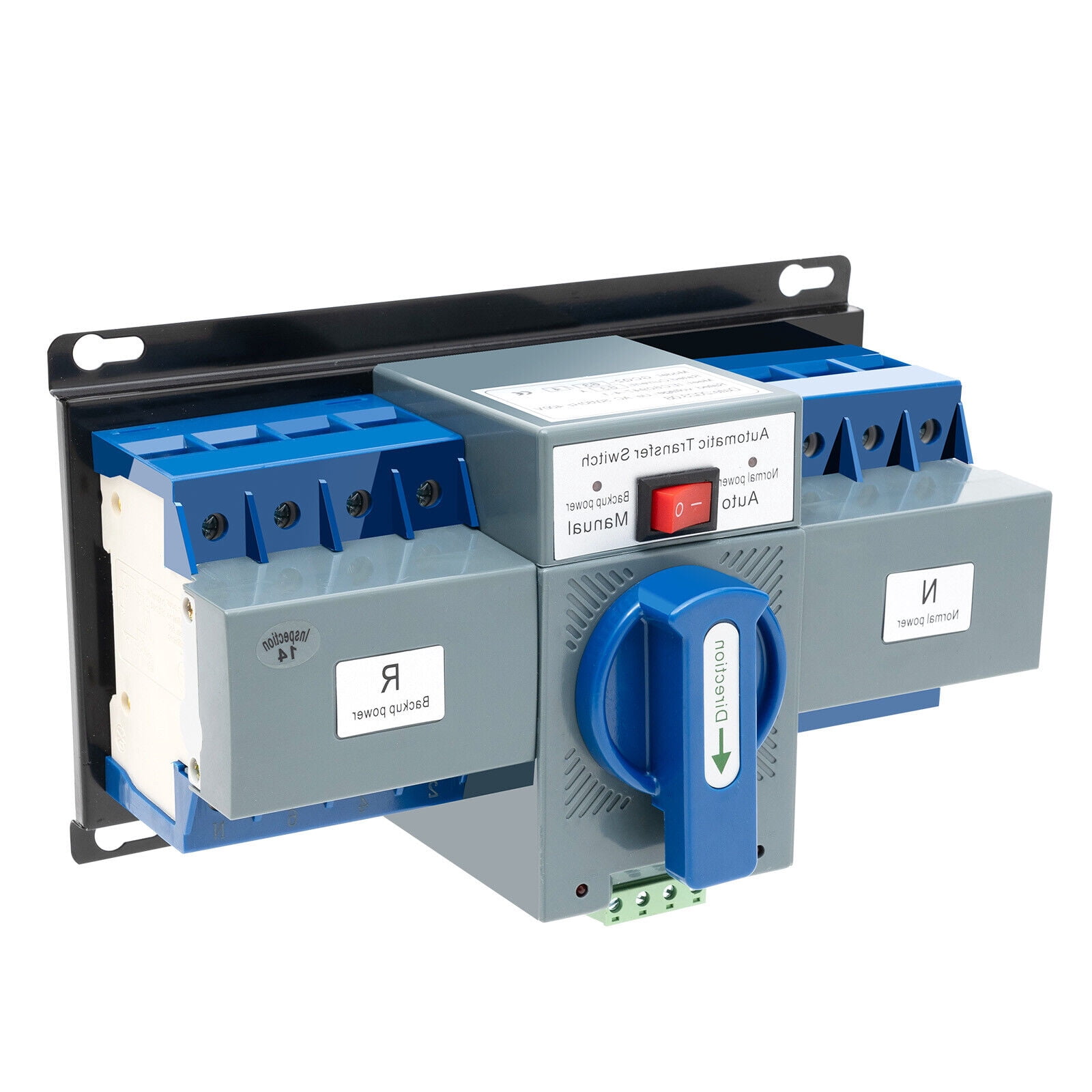 63A 4P Transfer Switch, Dual Power Automatic Transfer Switch, 110V Generator Changeover Switch New