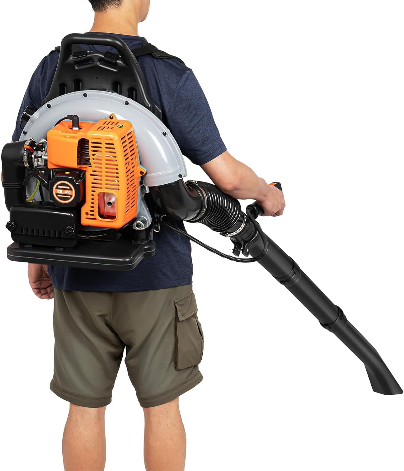 63CC 2 Stroke Backpack Leaf Blower, Backpack Blower Gas Powered Leaf