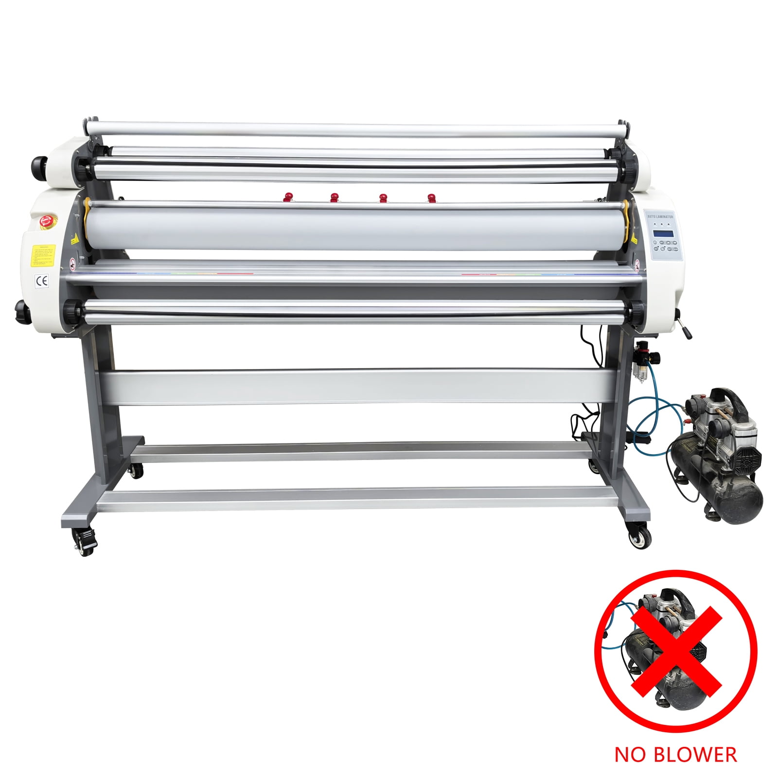 63In Full-Auto Pneumatic Laminating Machine Silicone Roller Film Self-Strip Cold Roll Laminator