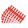 thumbnail image 1 of 63Pcs Arrow Stickers 1000 Labels Arrow Floor Decal 1.8x0.8 Inch Self Adhesive DIY Craft Red, 1 of 5