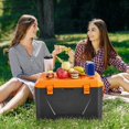 thumbnail image 1 of 63QT High-Performance Cooler, Leakproof Hard Ice Chest, Holds 90 Cans, Built-in Cup Holder, 1 of 11