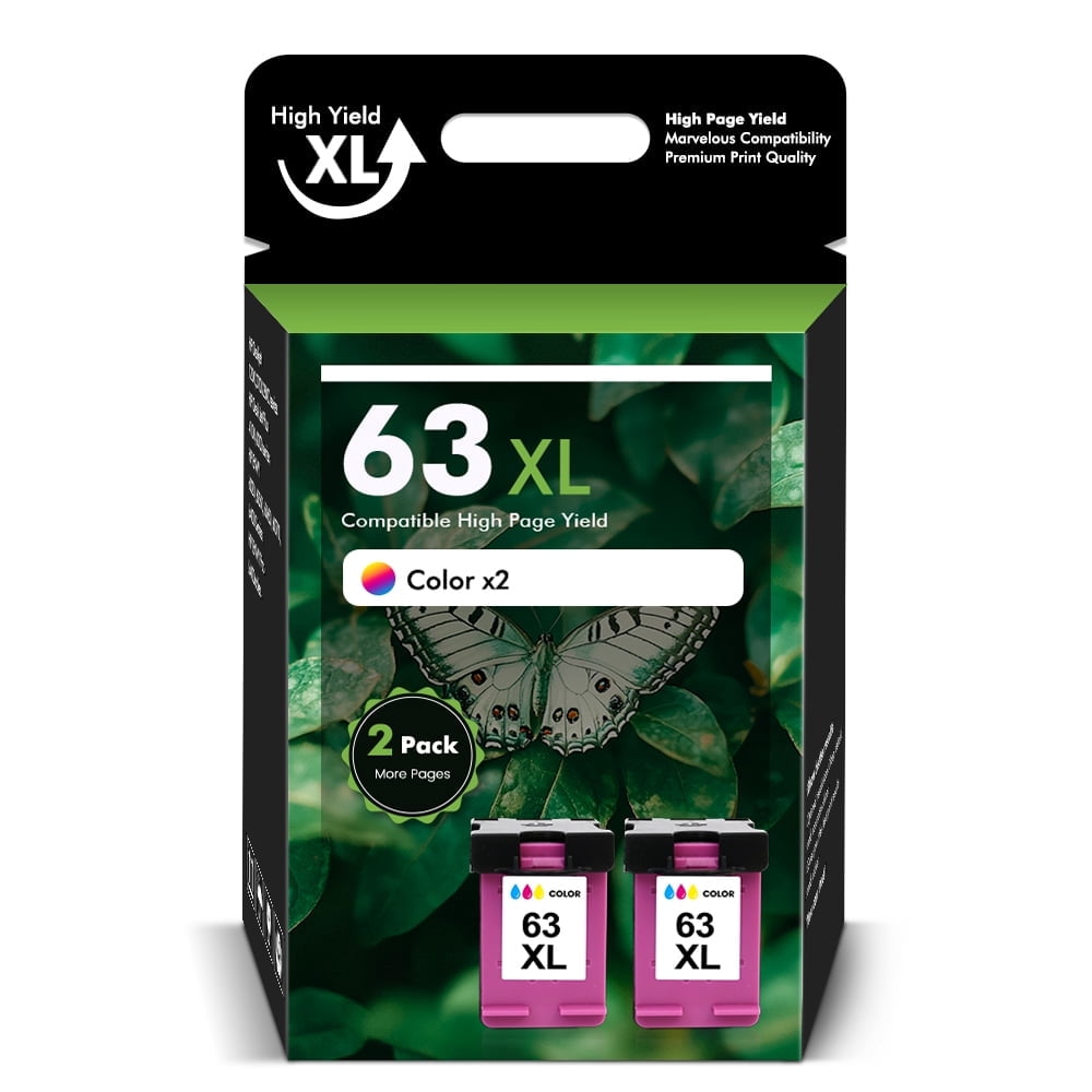 Cartucce Compatibili HP 63 XL &ndash; Confezione Alta Capacit&agrave; (Nero E Tricolore) Per Stampanti DeskJet E OfficeJet