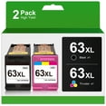 63XL Ink Cartridges for HP Printer Ink 63XL 63 XL Ink Cartridge Black