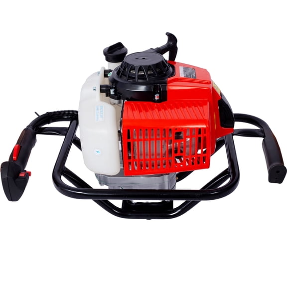 63cc 2.7HP Gas Powered Post Hole Digger for Fence Posts, 3/4 Shaft Steel Auger Digging Drill with EPA Certification