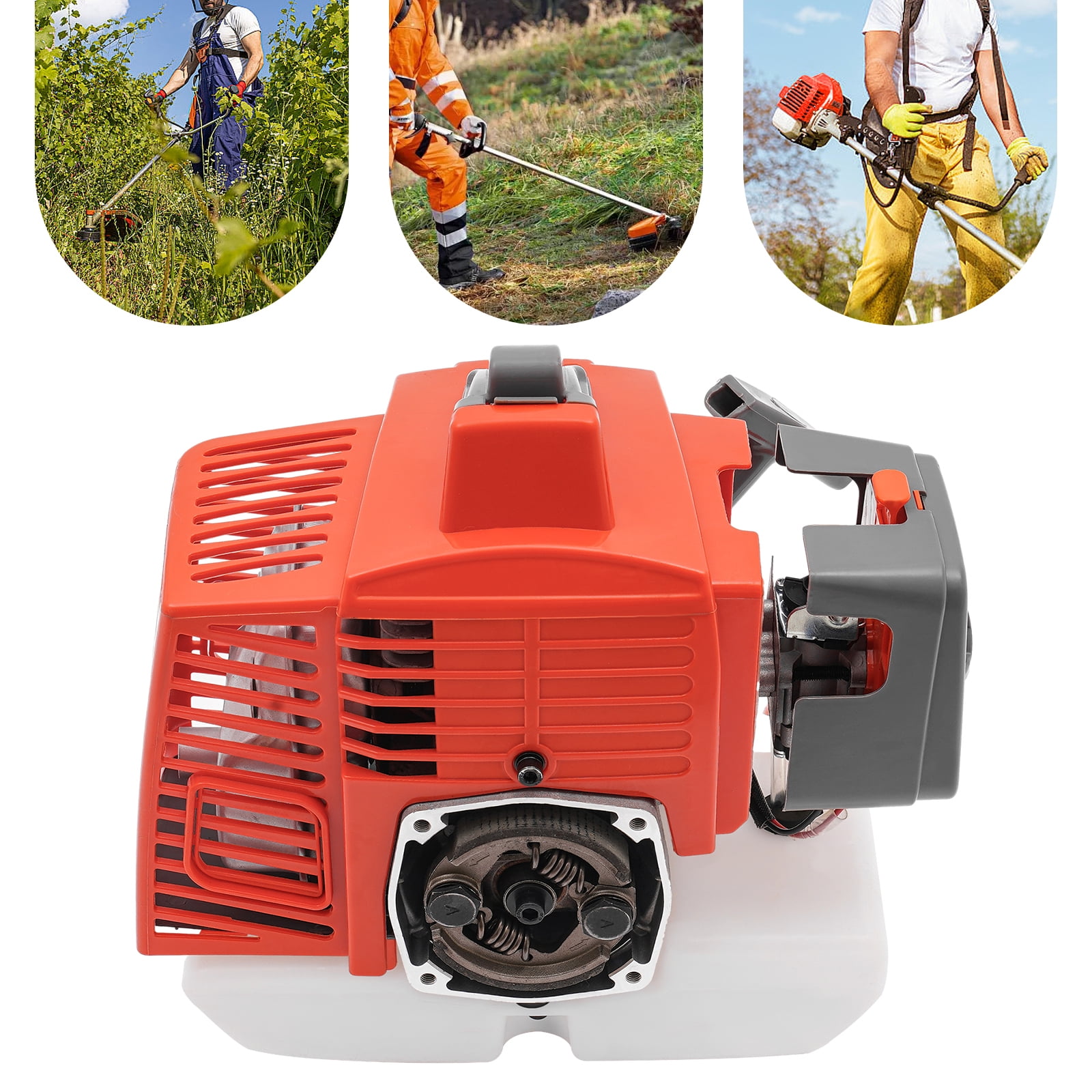 63cc Gasoline Engine, Two-Stroke, 2.2kW Power, 7500 RPM, Hand-Pull Start, Compact, Durable with Efficient Fuel Consumption