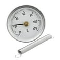 thumbnail image 1 of 63mm 0-120 ℃ Waterproof Temperature With Spring For s, Surface,Oil, Power Plants, Boat,etc (White), 1 of 8