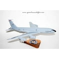 thumbnail image 1 of 63rd Air Refueling Squadron KC-135 Model, 1/90th Scale, Mahogany, Aerial Refueling, 1 of 5