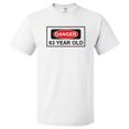 thumbnail image 1 of 63rd Birthday Gift For 63 Year Old Danger T Shirt Gift, 1 of 1