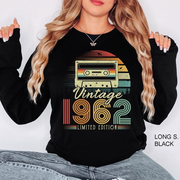63rd Birthday Vintage 1962 Years Of Being Awesome Sweatshirt All Size S-5Xl