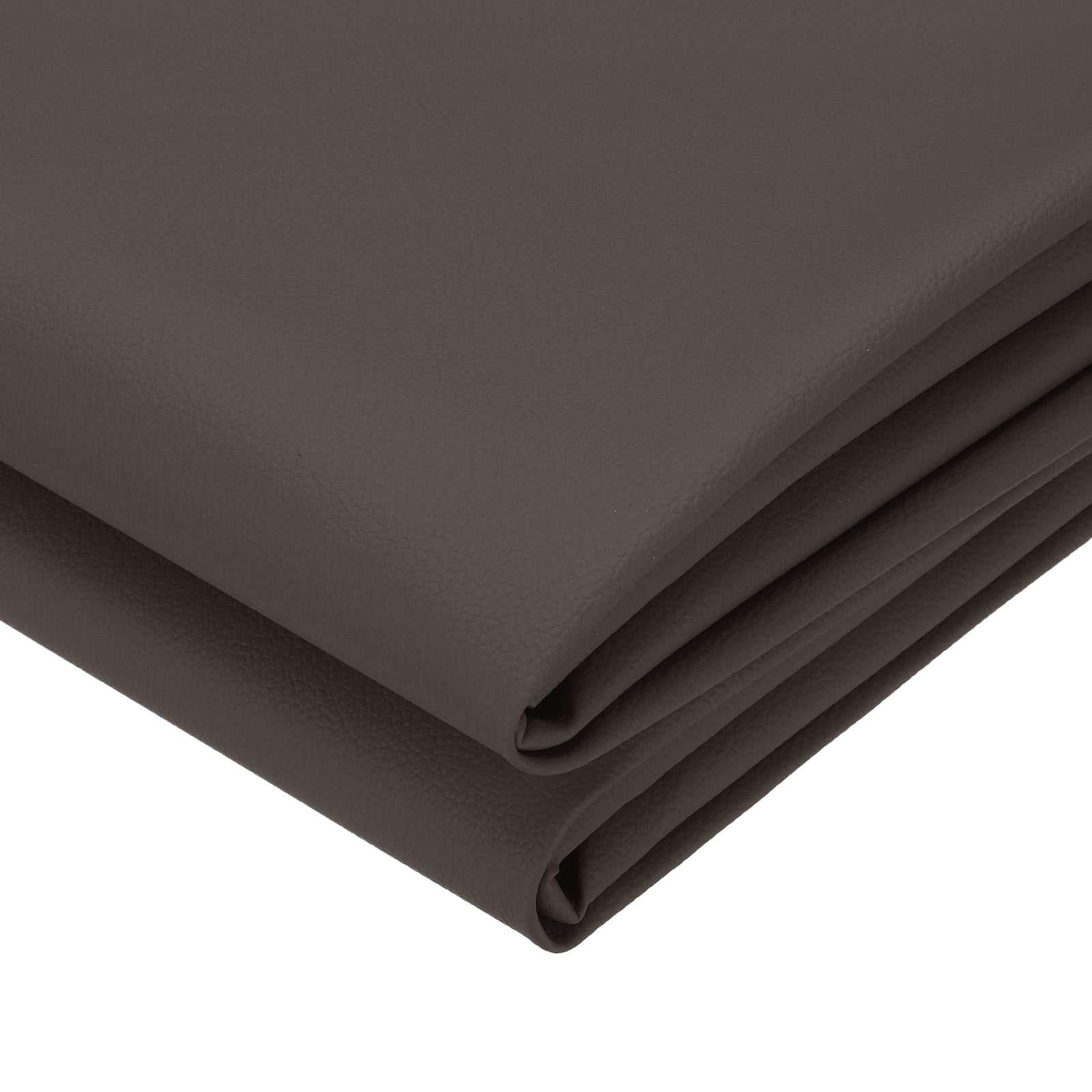 63x39.4in Faux Leather Sheets,  Faux Leather Fabric Sheets Vinyl Fabric Synthetic Soft Waterproof PU for Replacement Upholstery Car, Coffee