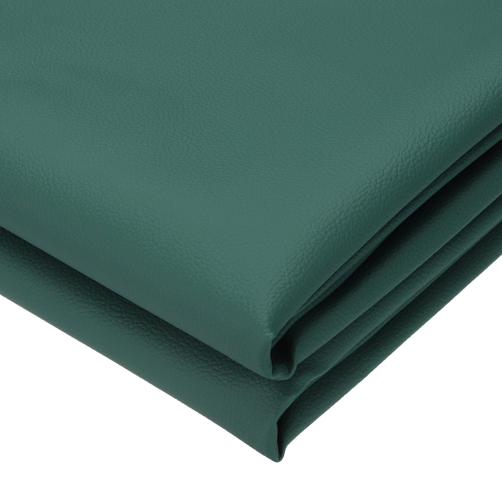 63x39.4in Faux Leather Sheets,  Faux Leather Fabric Sheets Vinyl Fabric Synthetic Soft Waterproof PU for Replacement Upholstery Car, Dark Green