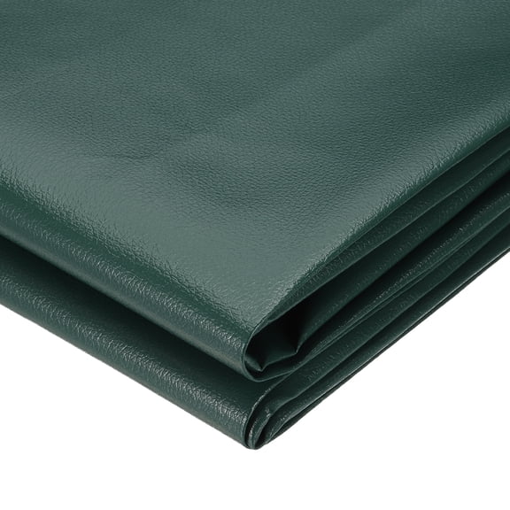 63x39.4in Faux Leather Sheets, Faux Leather Fabric Sheets Vinyl Fabric Synthetic Soft Waterproof for Replacement Upholstery Car, Dark Green