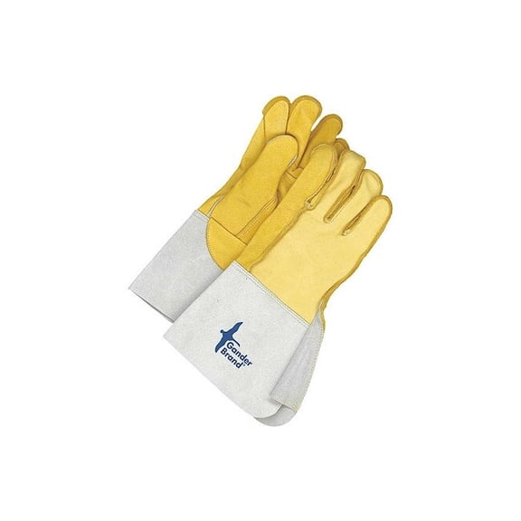 64-1-1065C-11 Grain Leather Utility Glove Gauntlet Outseam Sewn Ruf Rigger, Size 11