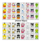 64+1 Blocks Hello Kitty Leisure and Entertainment Mahjong Tile Sanrio Game with Pattern of Flag Ball Funny Party Game Toys Gifts Jiayi