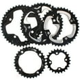 thumbnail image 1 of 64/104 BCD Bike Chainring Set, 22T 24T 26T 32T 38T 42T 44T Steel CNC Alloy Double/Triple MTB Chainring 4 Bolts Mountain Bicycle Chainrings fit 8 9 10 Speed Compatible, 1 of 4