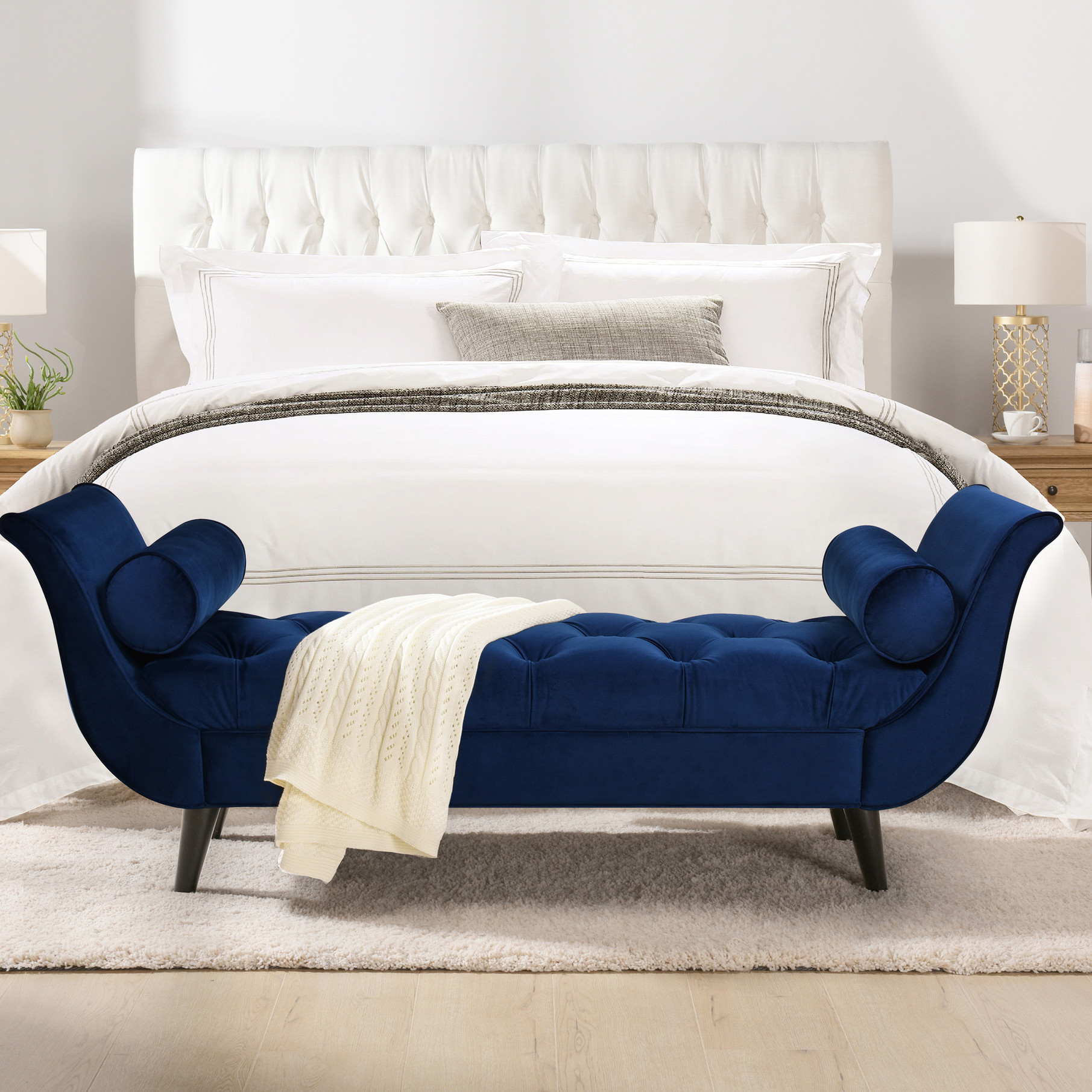 64.5 Inches Wide - Comfortable Experience - Foyer Space - Solid Legs ...