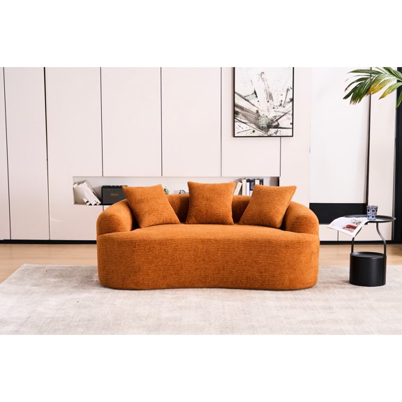 64.61lb Portable Double Compression In Orange, Convenient To Carry 65"x39"x25" High Cotton For Unparalleled Comfort