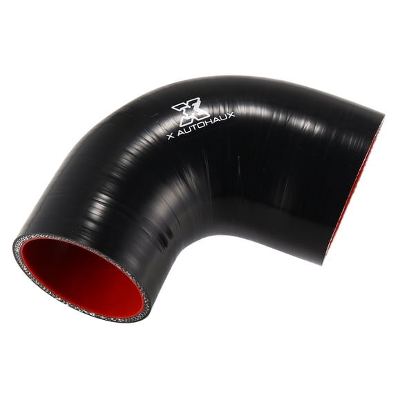 64-76mm 2.52"-2.99" ID 90 Degree Car Universal Silicone Hose Coupler Tube Connectors Intercooler Intake Piping Black Red