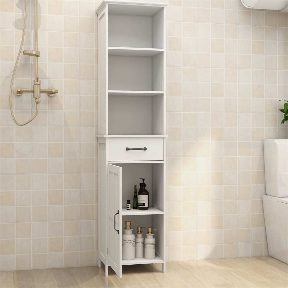 64.96" Tall Storage Floor Standing with Shelves