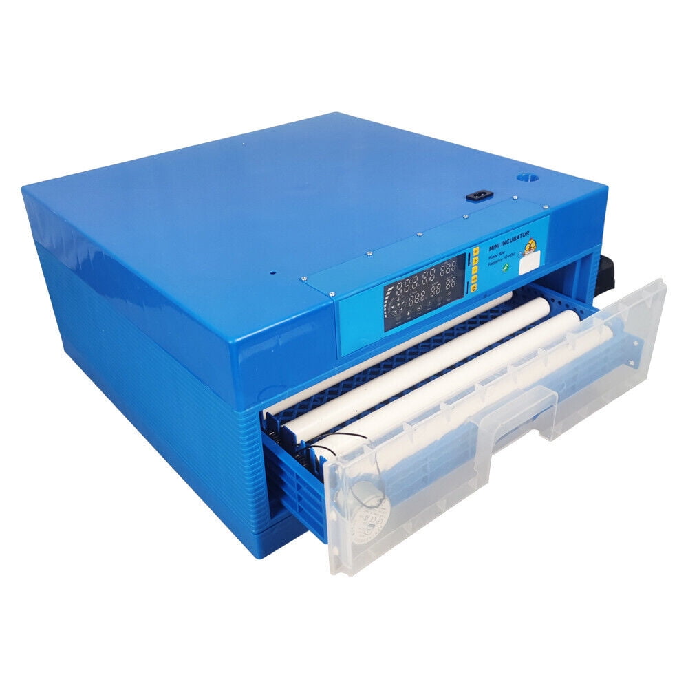 64 Bird Egg Incubators with Temperature and Humidity Dual Display 110V